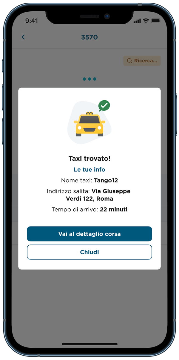App MooneyGo ricerca taxi